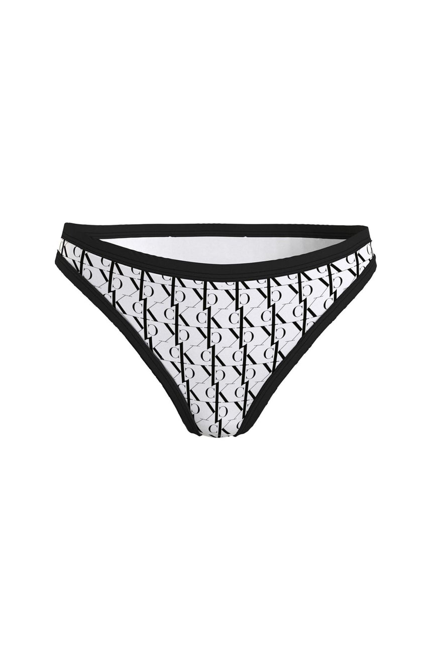 Calvin Klein Ck Monogram Baskılı Slip Kadın Bikini Altı KW0KW01703
