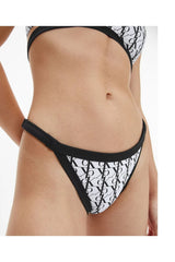 Calvin Klein CK Monogram Desenli Kadın Bikini Altı