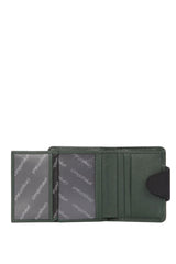 Cengiz 5 Blok Organizer Erkek Portföyü Siyah - Yeşil