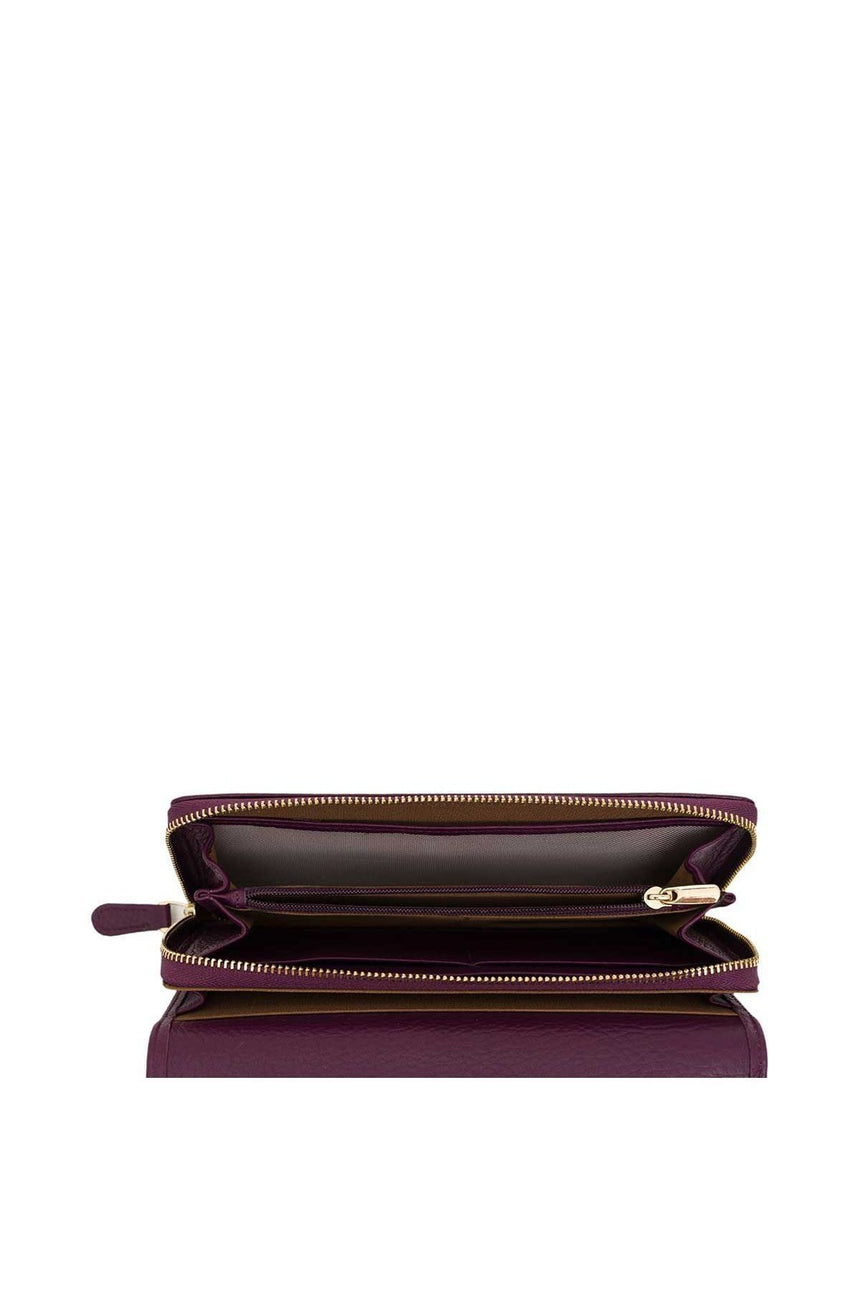 Isola Taylor Kadın Hakiki Deri Cüzdan Mürdüm