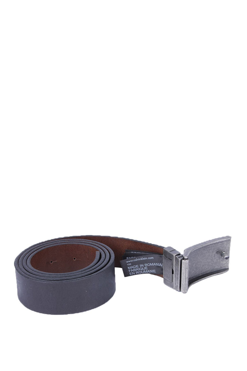 Calvin Klein Reversible Adjustable Plaque 100 cm Erkek Kemer Black / Black
