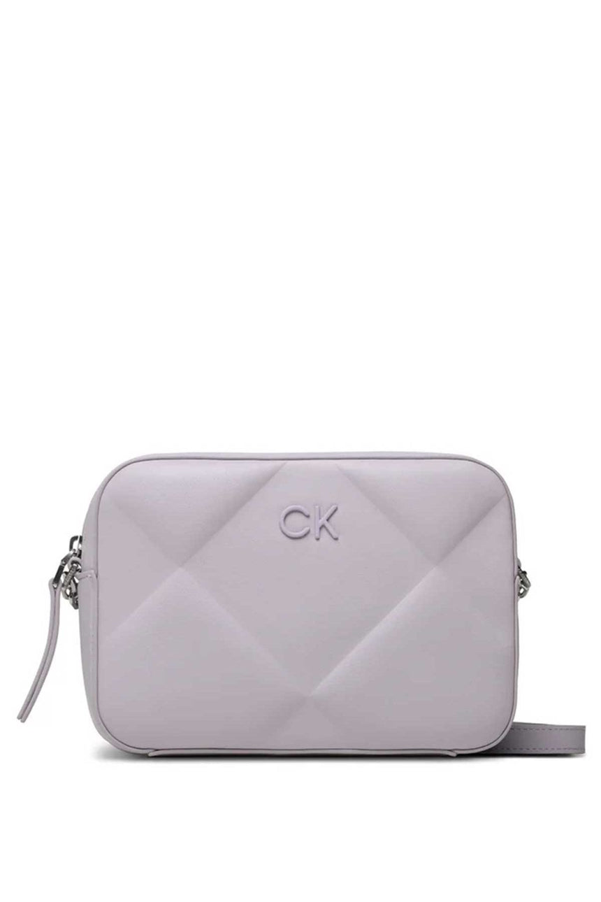 Calvin Klein Re-Lock Quılt Çapraz Askılı Kadın Çantası Purple