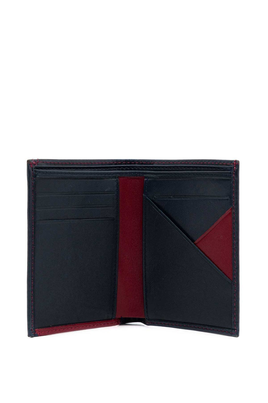 Us Polo Assn Kırmızı Detaylı Erkek Cüzdanı Lacivert