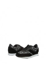 Calvin Klein Tea Metallic Jacquard Kadın Sneakers Siver - Black