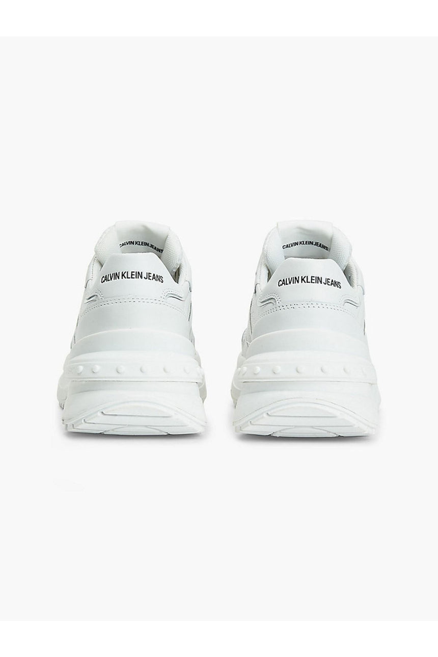 Calvin Klein Runner Laceup Snap Wn Kadın Sneaker Triple White - WHITE