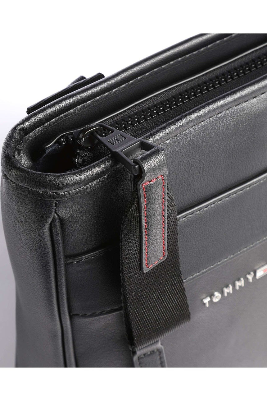 Tommy Hilfiger Elevated Pu Mini Çapraz Askılı Erkek Çantası Black