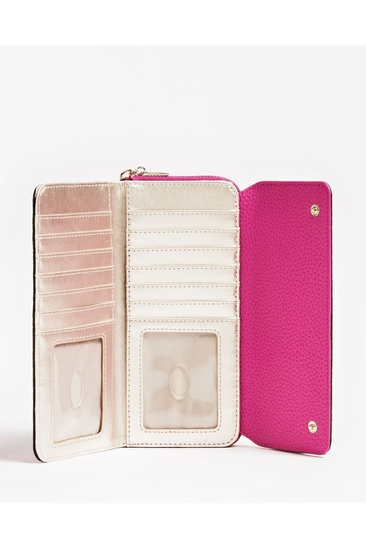 Guess Downtown Chic Slg Lg Kadın Cüzdan Fuşya – ECANTA