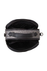 Benetton Klasik Small Çapraz Askılı Kadın Çantası Platin - Siyah