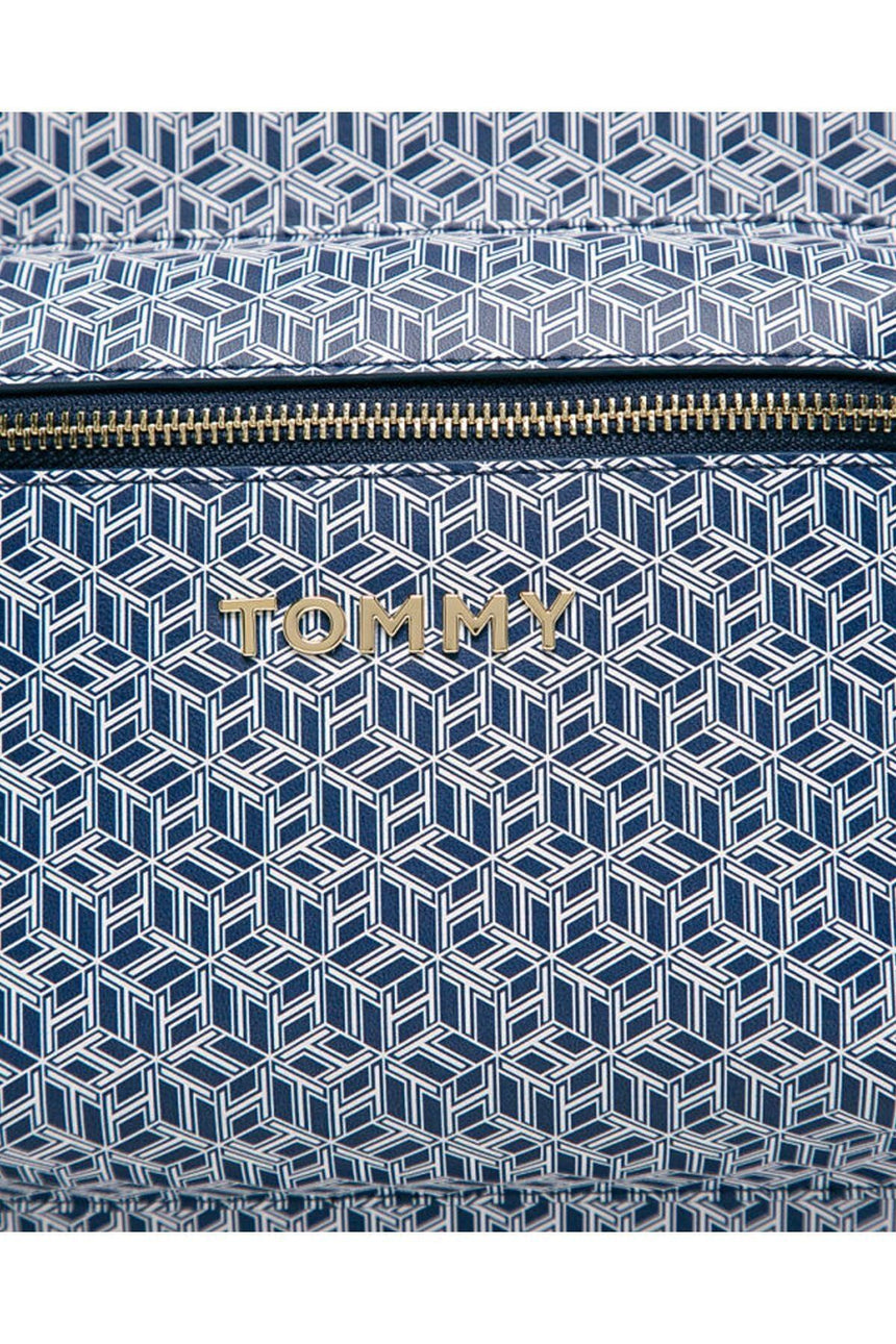 Tommy Hilfiger Iconic Tommy Backpack Monogram Kadın Sırt Çantası Blue Ink