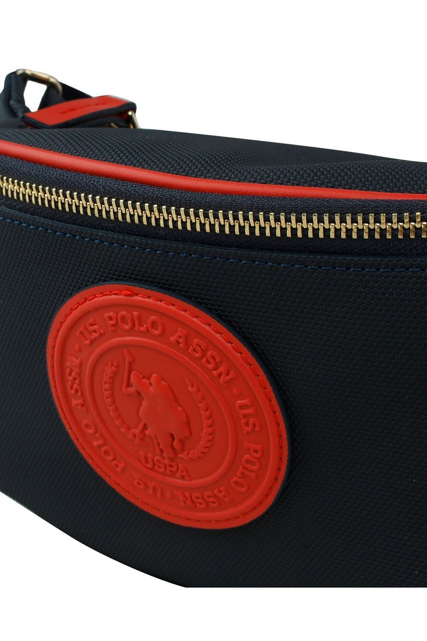 U.s Polo Assn Kadın Bel Çantası Lacivert - Kırmızı