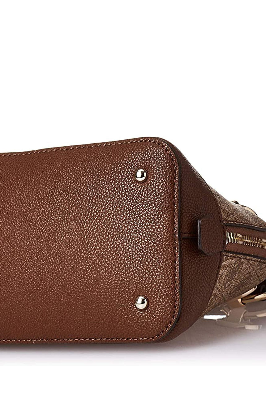 Guess Cathleen Small Dome Kadın El Çantası Brown