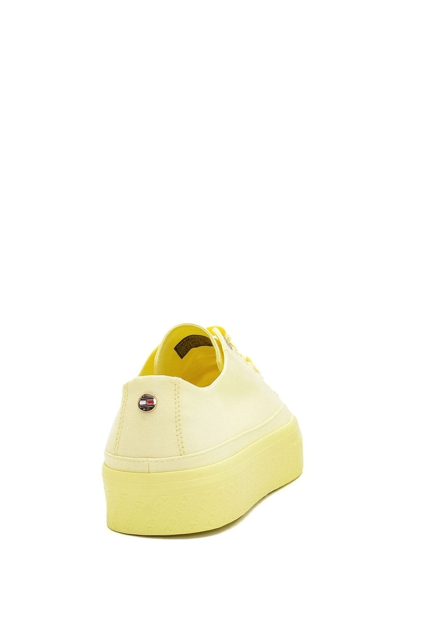 Tommy Hilfiger Kadın Monochromatic Sneakers Lemon Twist