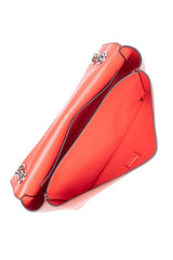 Calvin Klein Ew Conv Flap Xbody Md Eyelets Kadın Omuz Çantası Vibrant Coral