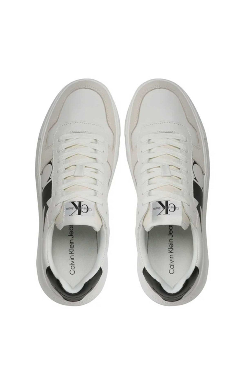 Calvin Klein Chunky Sole Erkek Sneaker Bright White/Creamy White/Black