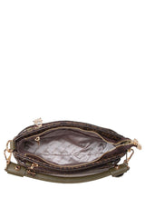 Benetton Classic Kadın El Çantası Kahve- Haki