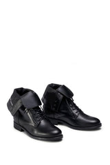 Tommy Hilfiger Essential Dressed Lace Up Boot Kadın Bot Black