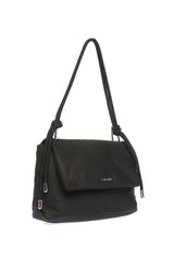 Calvin Klein Roped Shoulder Bag Nylon Kadın Omuz Çantası CK Black