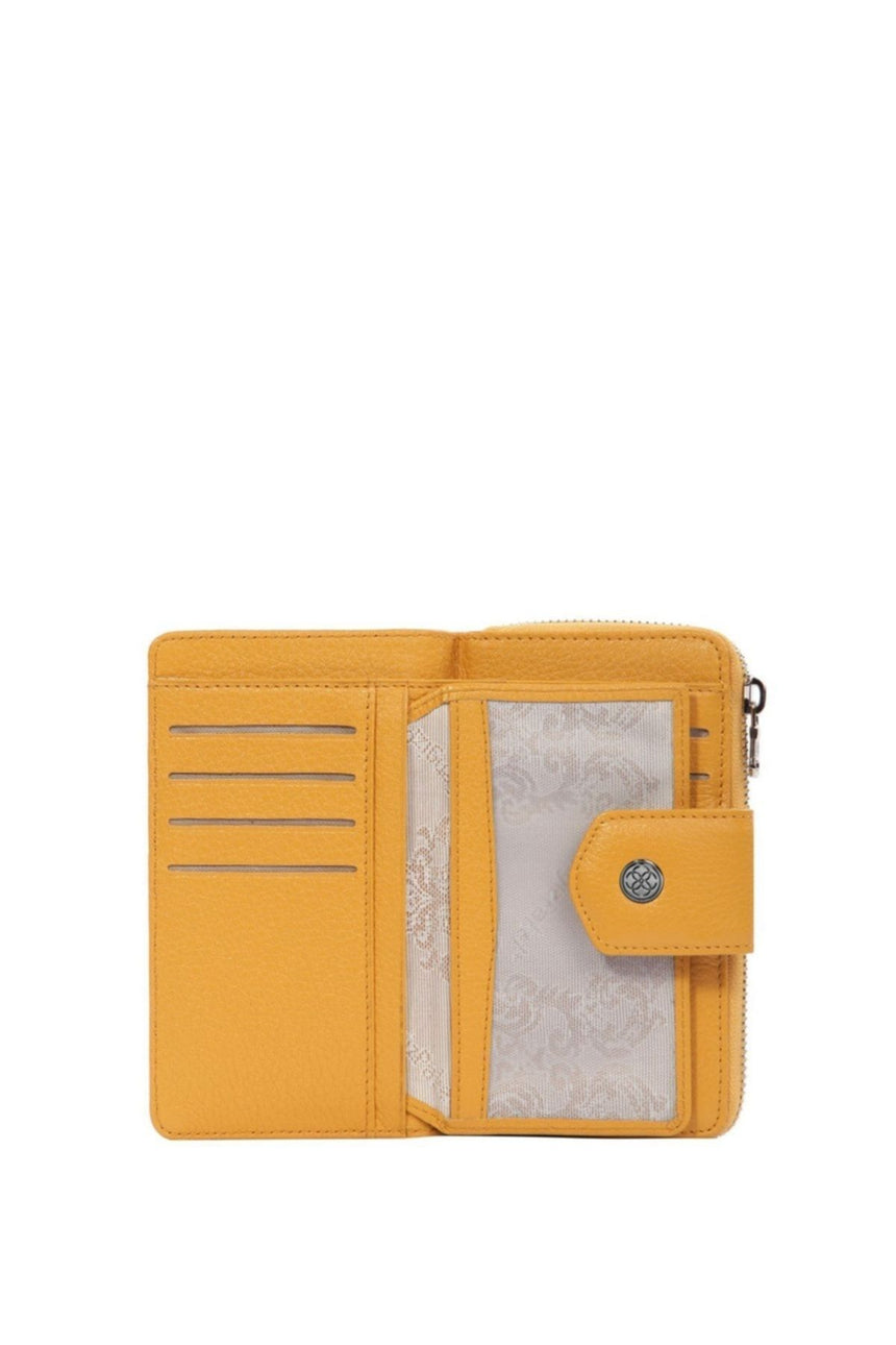 Cengiz Pakel Çok Gözlü Kadın Cüzdanı Hardal