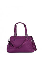 Benetton Çok Gözlü Kadın El Çantası Mürdüm