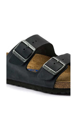 Birkenstock Arizona Nubuck Oıled Erkek Terlik Black
