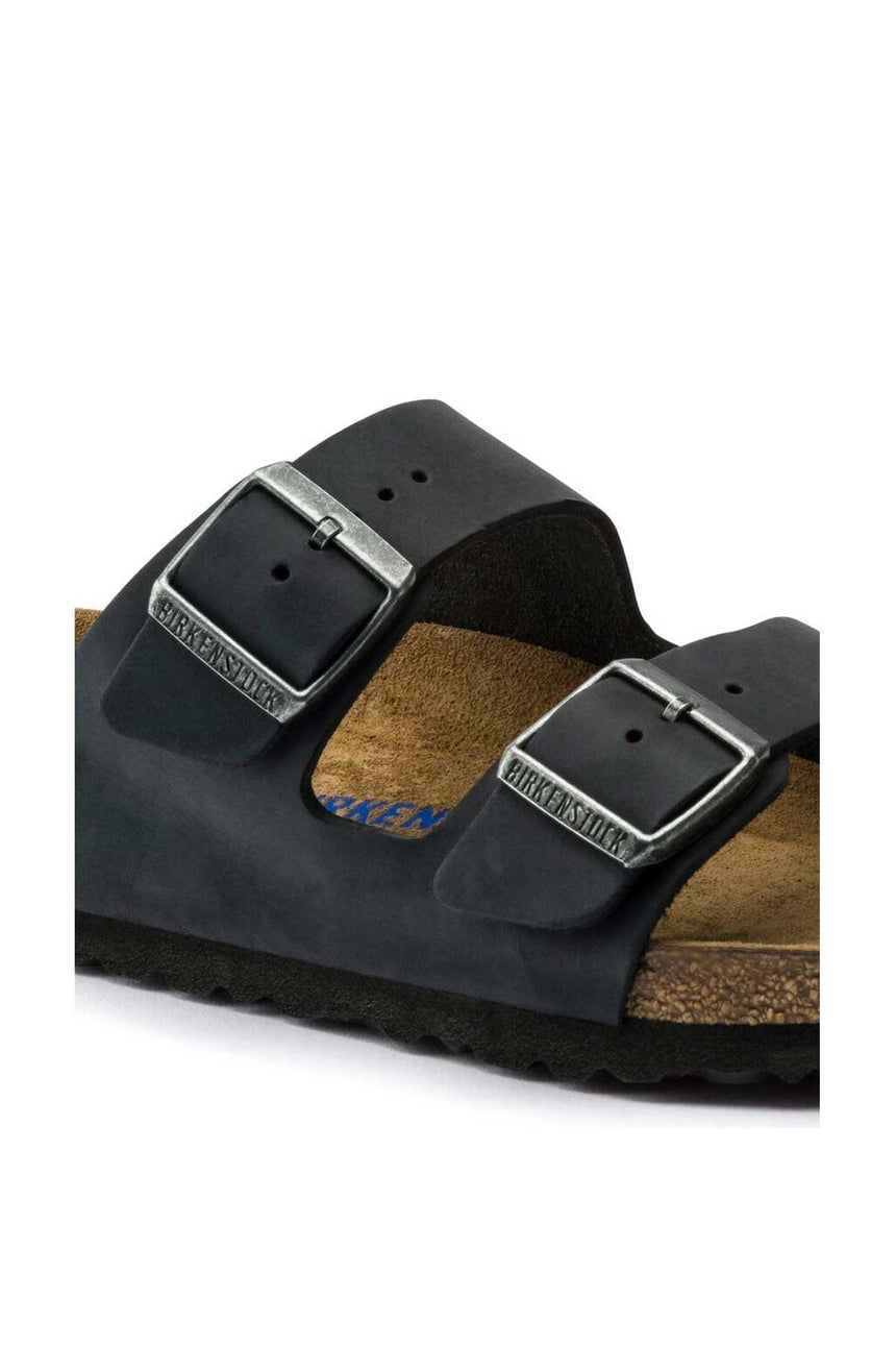 Birkenstock Arizona Nubuck Oıled Erkek Terlik Black