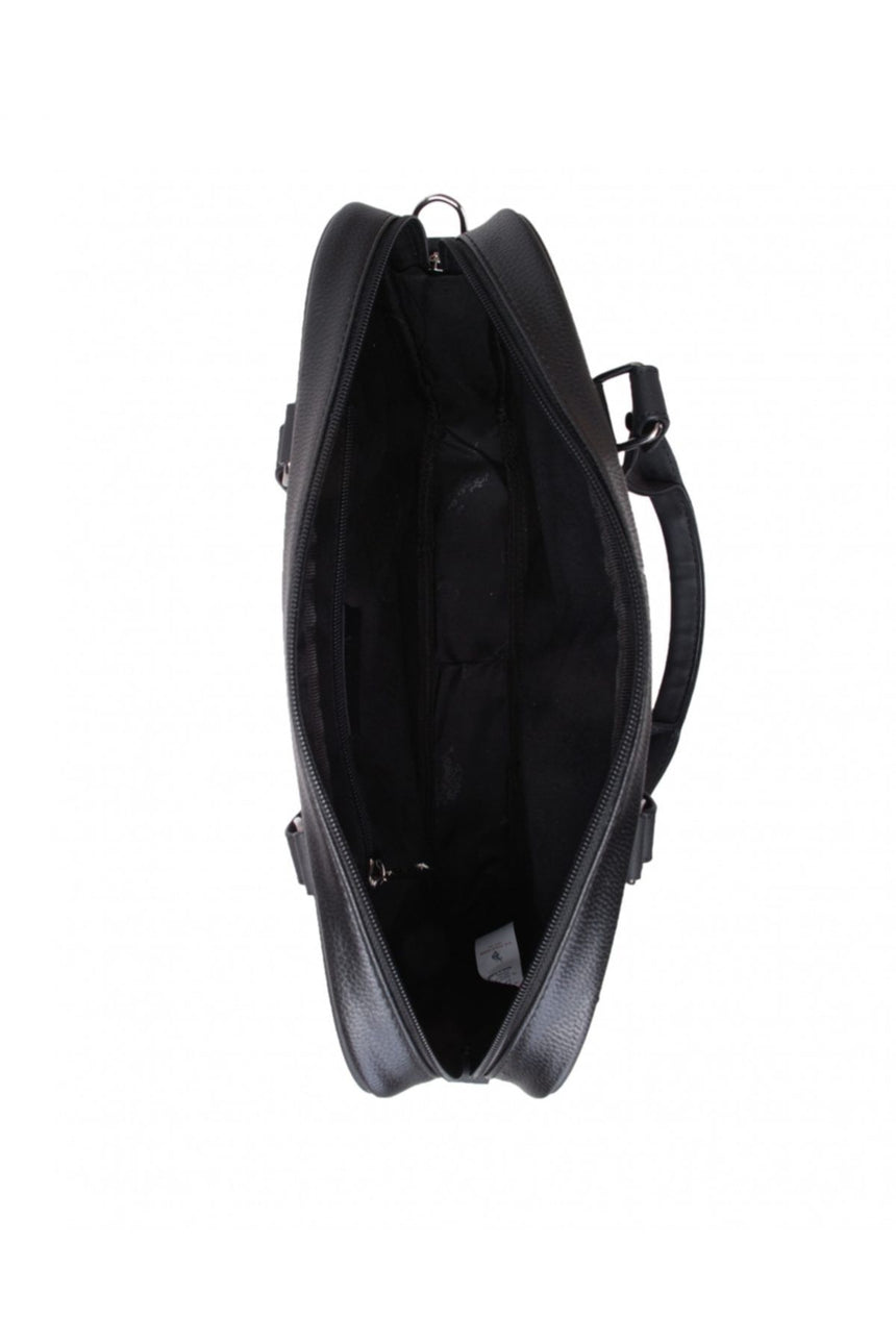 Us Polo Assn Metal Logo Evrak Çantası Siyah