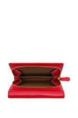 Isola Nicol Kadın Hakiki Deri Cüzdan Kırmızı