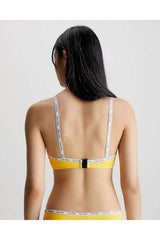 Calvin Klein Bralette Bikini Üstü Eureka Yellow