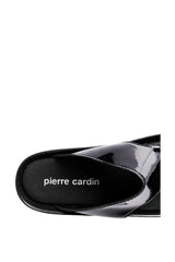 Pierre Cardin Kadın Terlik Rugan Siyah