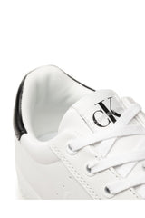 Calvin Klein Cupsole Laceup Erkek Sneaker Black / White - WHITE