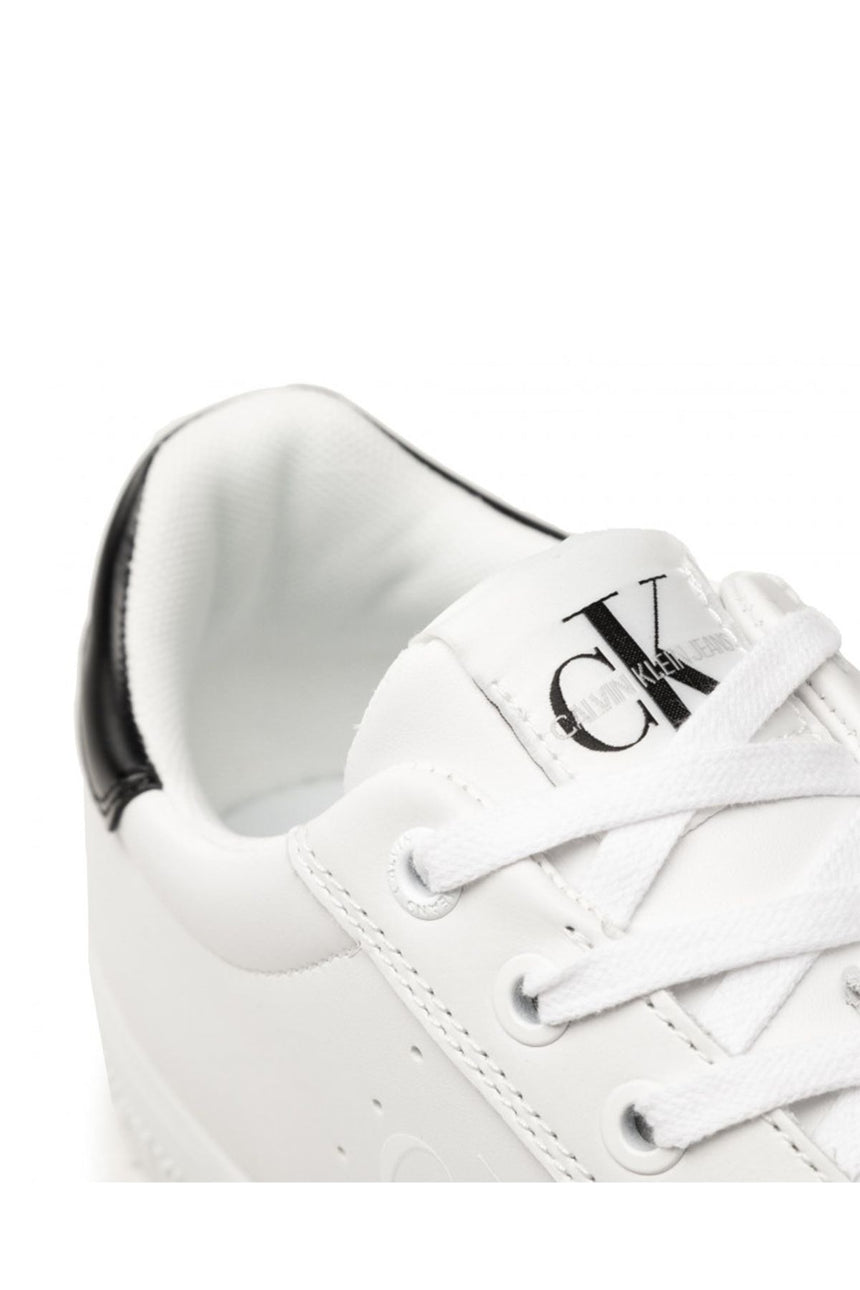 Calvin Klein Cupsole Laceup Erkek Sneaker Black / White - WHITE