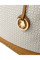 U.s Polo Assn. Kadın Omuz Çantası Bej - Capicino