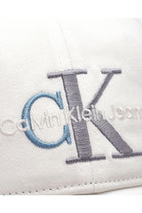 Double Embroidery Kadın Şapka Beyaz