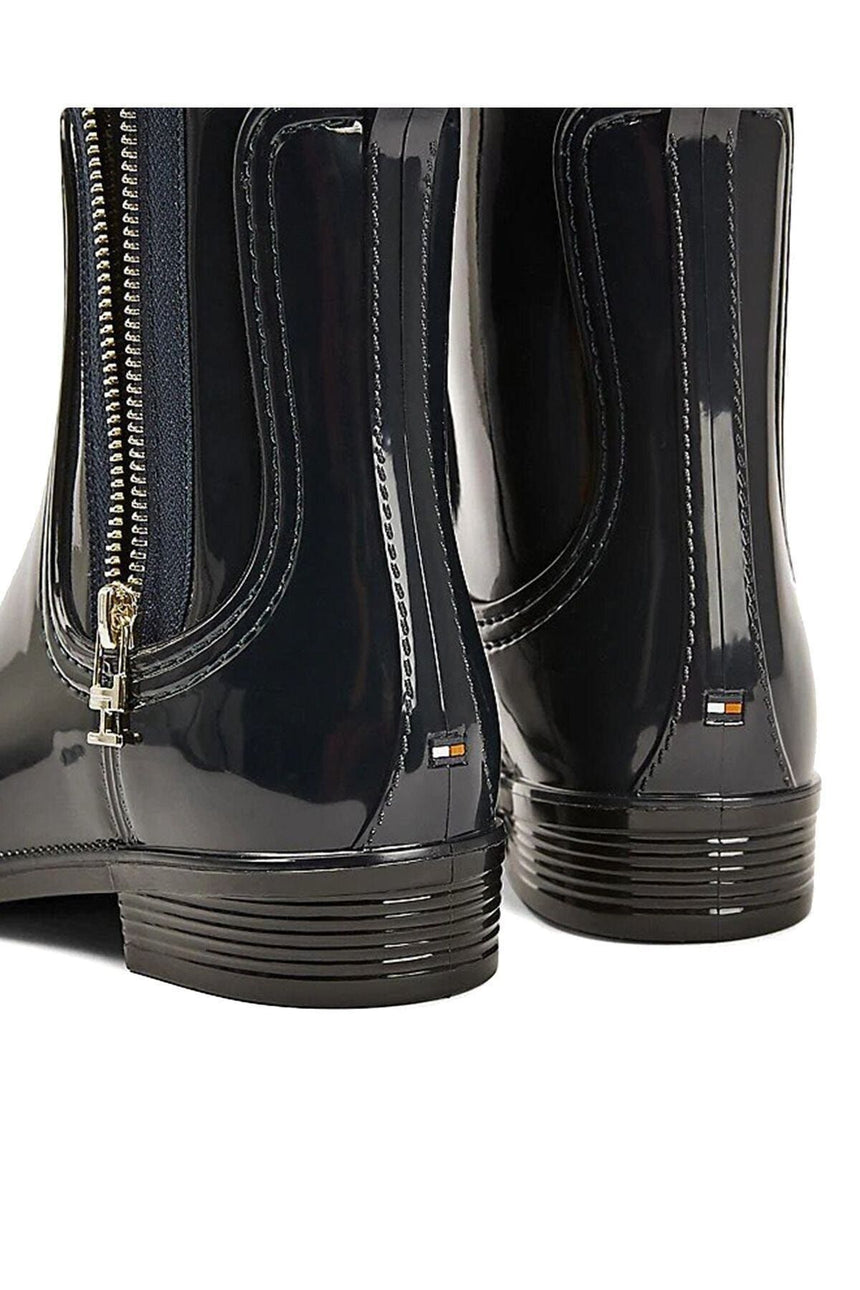 Tommy Hilfiger Tommy Glossy Rainboot Kadın Yağmur Botu Desert Sky