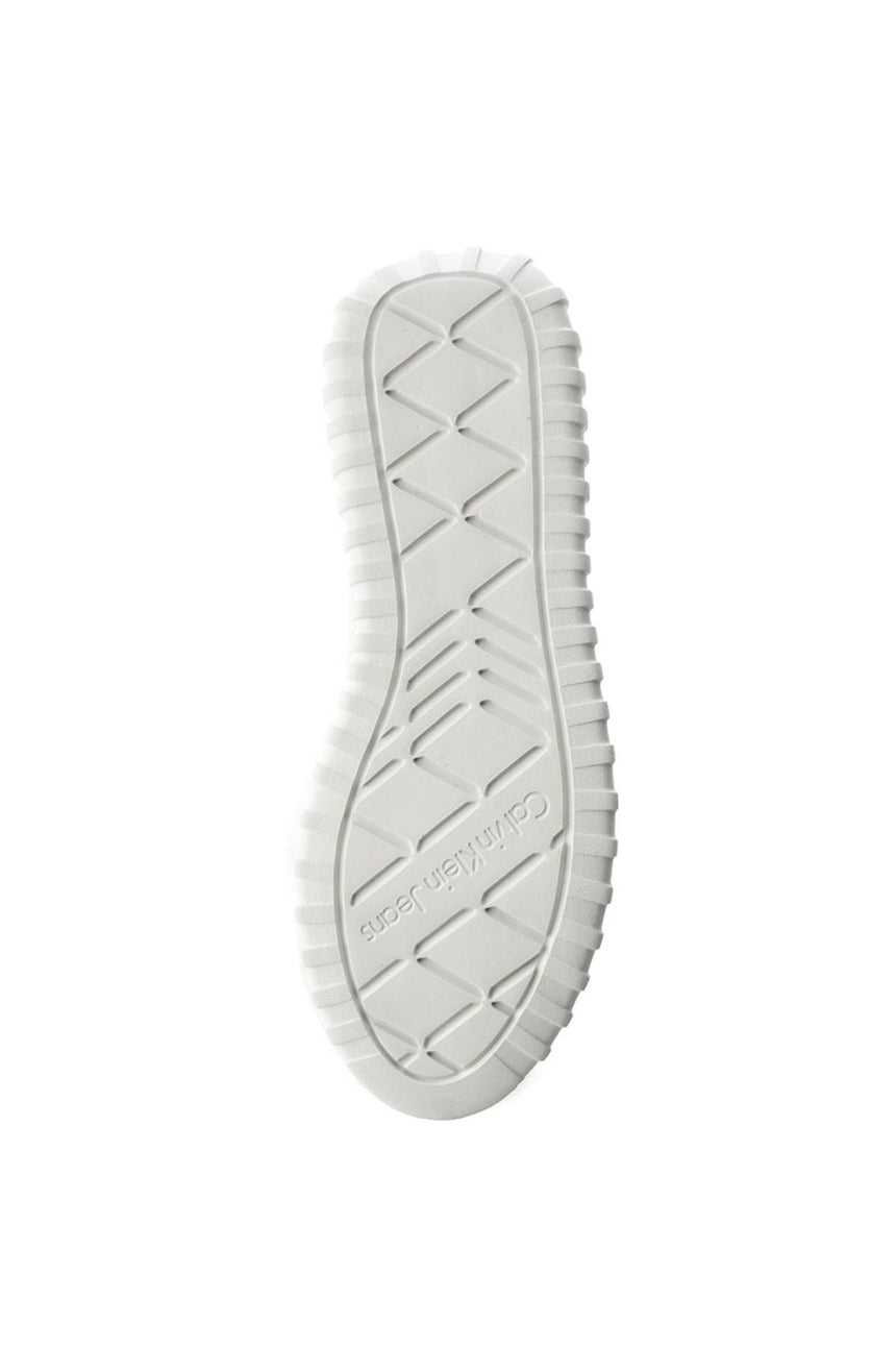 Calvin Klein Ron - Low Top Lace Up - Mesh Erkek Sneakers White / Silver