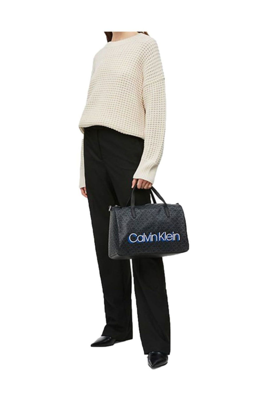 Calvin Klein Monogram Duffel Black Mono