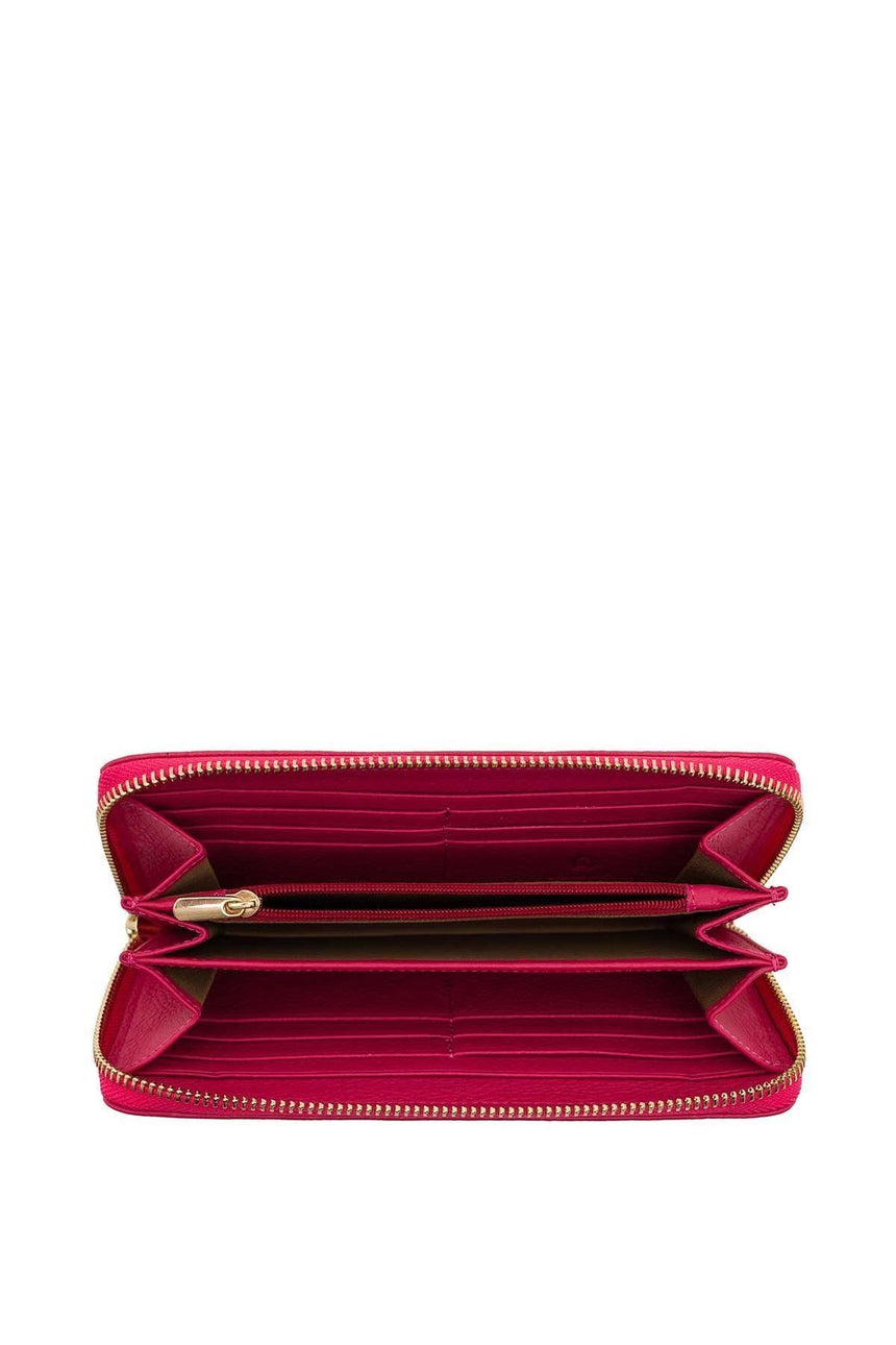 Isola Ella Kadın Hakiki Deri Cüzdan Fuşya