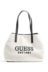Guess Vikky Tote Kadın Omuz Çantası Natural Python