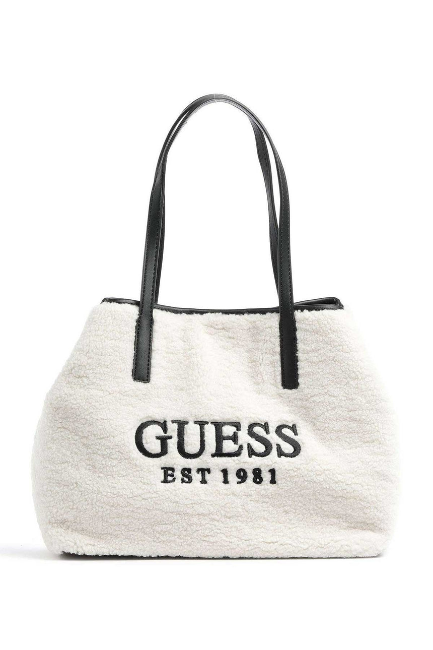 Guess Vikky Tote Kadın Omuz Çantası Natural Python