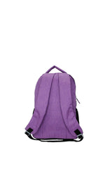 Benetton Ön Fermuar Detaylı Sırt Çantası Kırçıllı Mor