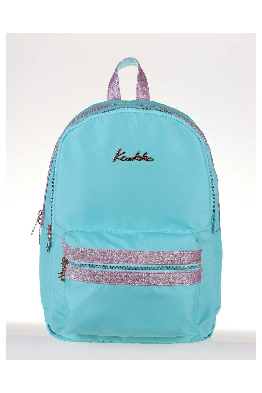 Kaukko Kız Magical Simli Sırt Çantası Turkuaz