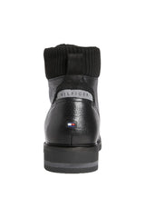 Tommy Hilfiger Erkek Warm Corporate Mix Lace Boot - Bot Black
