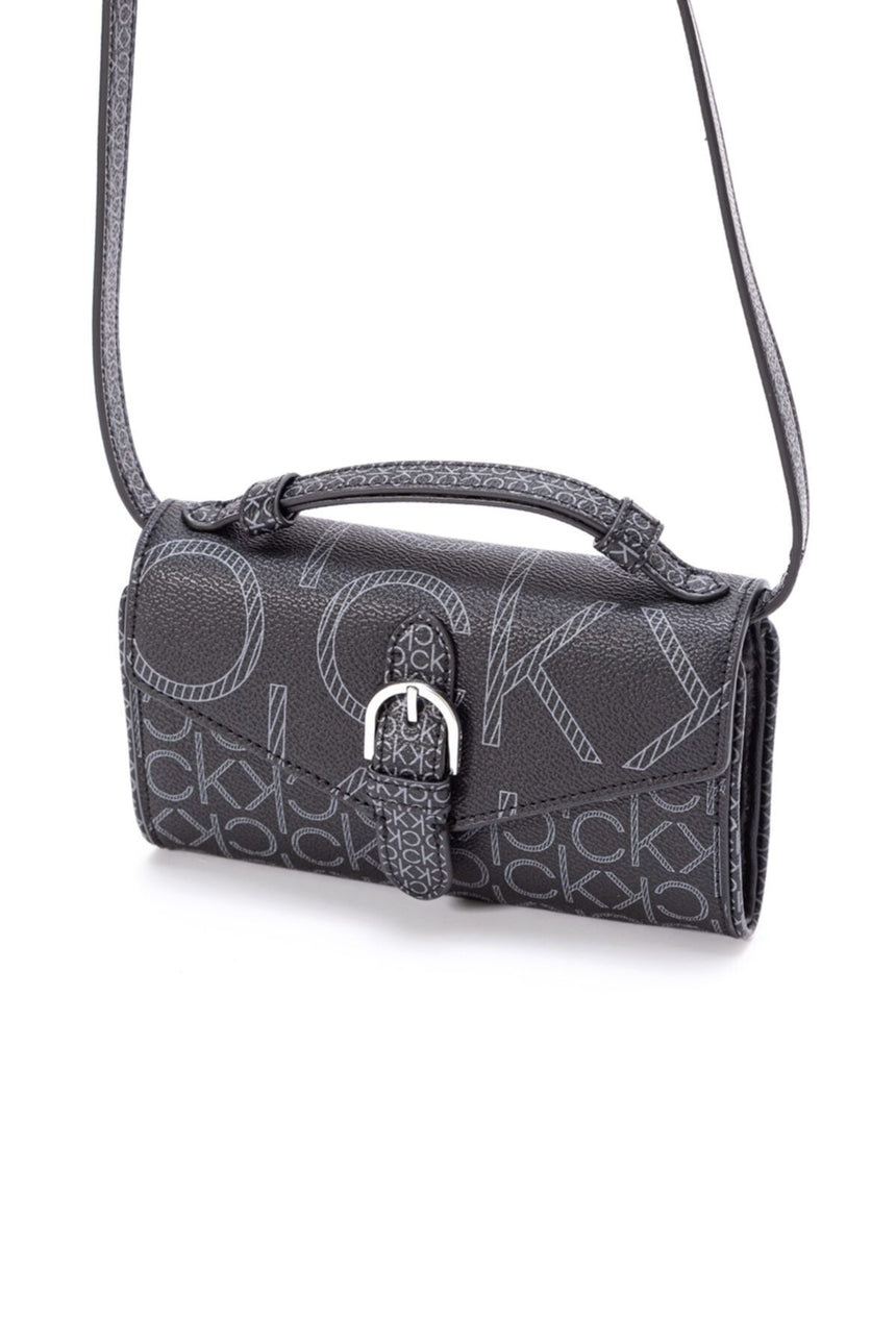 Calvin Klein Mono Scale Çapraz Askılı Kadın Çantası Black