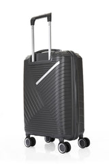 ÇÇS Diagonol Çizgili 75 cm Büyük Boy Valiz Antrasit