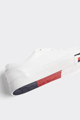 Tommy Hilfiger Corporate Leather Sneaker Erkek Sneakers White
