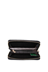 Benetton Logo Baskılı Large Kadın Cüzdanı Siyah