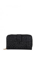 Benetton Logo Baskılı Medium Kadın Cüzdanı Kahve - Kırmızı