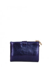 Benetton 3 Blok Mini Kadın Cüzdanı Lacivert