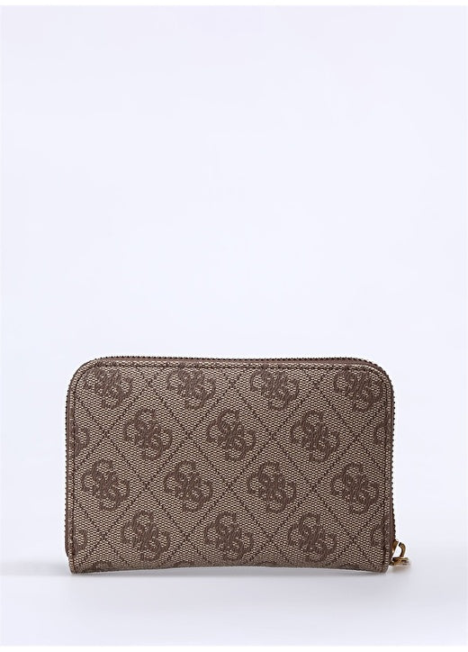 Guess Dagan Medium Monogram Cüzdan Latte Logo