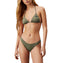 Calvin Klein Triangle Swim Tops Bikini Üstü Green
